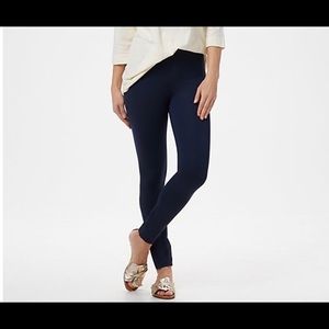 Spanx Ponte Ankle Length Leggings Port Navy 2X NWT